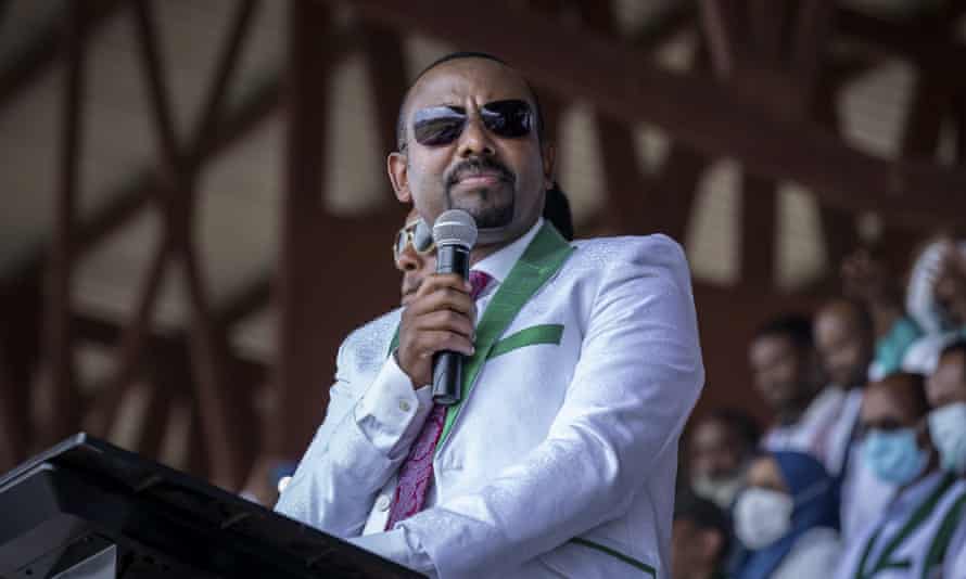 Facebook has removed a post by Ethiopia’s prime minister, Abiy Ahmed, for ‘inciting and supporting violence’.