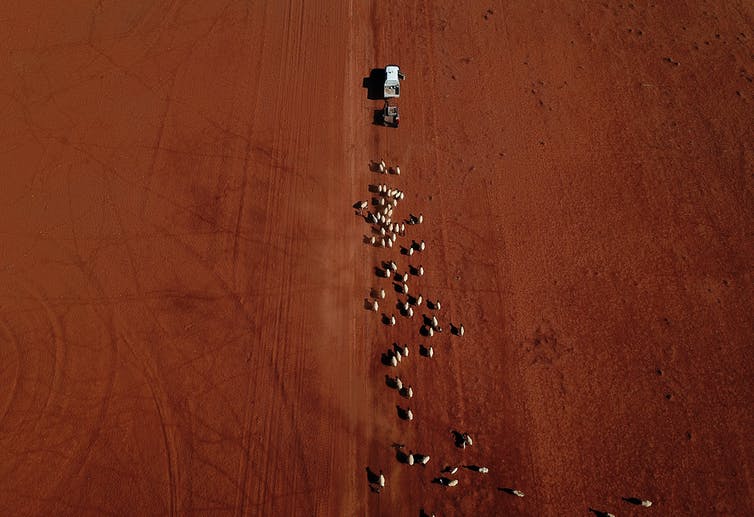 A drought affected property