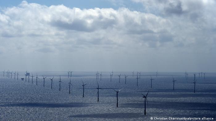 Offshore wind park in Denmark