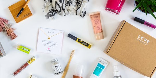 LoveGoodly's cruelty-free beauty products come in an eco subscription box