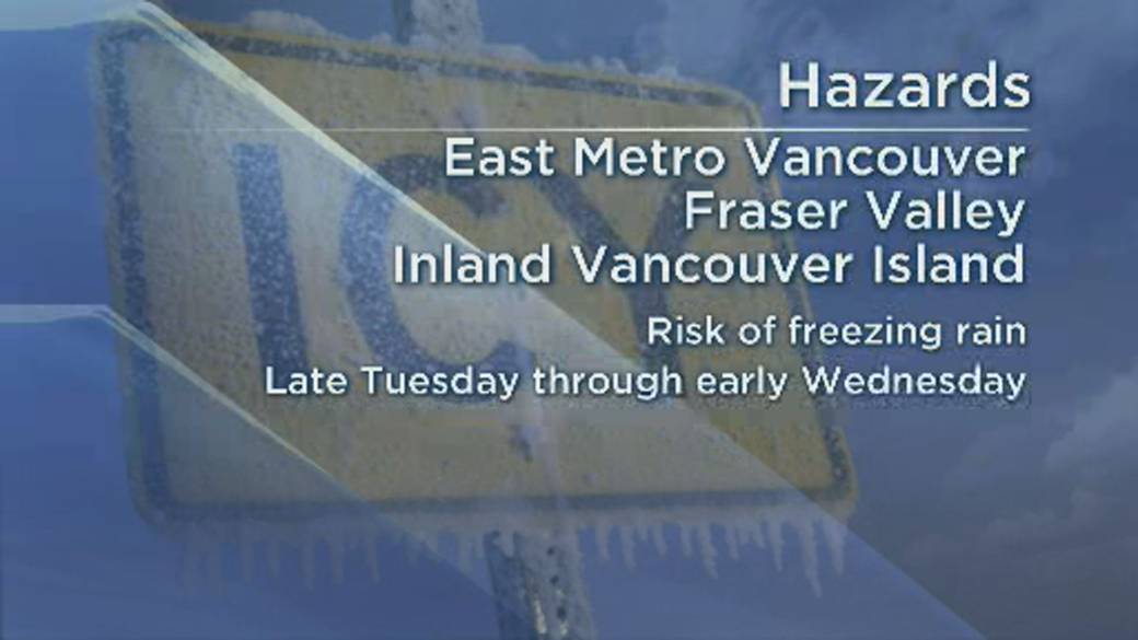 Click to play video: 'Cold Arctic air hits B.C. with a chance of snow around Christmas Day'