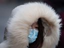 Environment Canada says cold, arctic air remains entrenched over western and central Saskatchewan with wind chills of up to -45C.