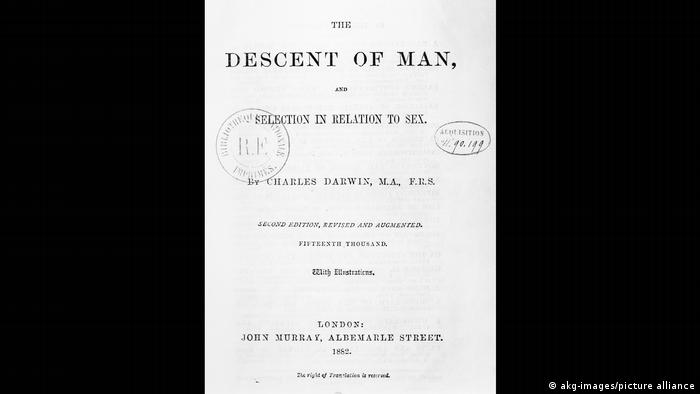 Copy of first page of The Descent of Man, and Selection in Relation to Sex