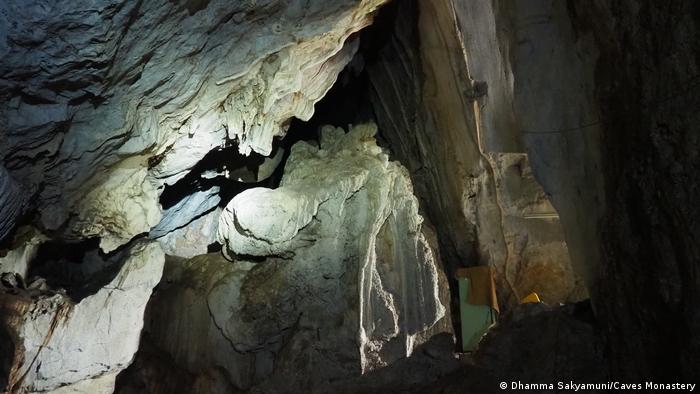 A limestone cave 