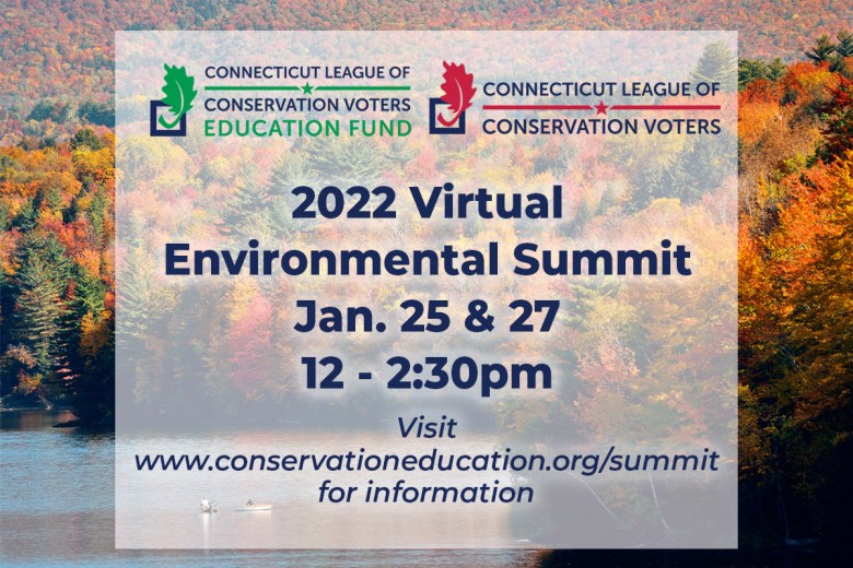 CT League of Conservation Voters 2022 Summit flyer