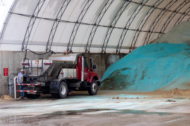 The Holland Street Department staff use a fleet of seven salt trucks and five plows to keep the streets safe.
