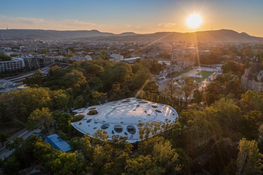 Sou Fujimoto's House of Music in Budapest's City Park