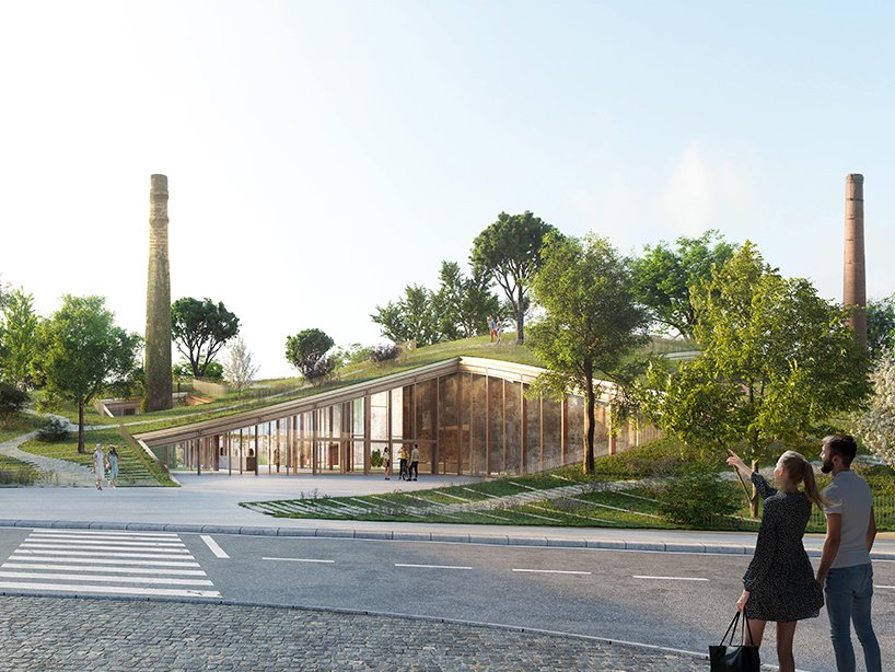 hori-zonte cuts into portugal's landscape to embed its new environment museum
