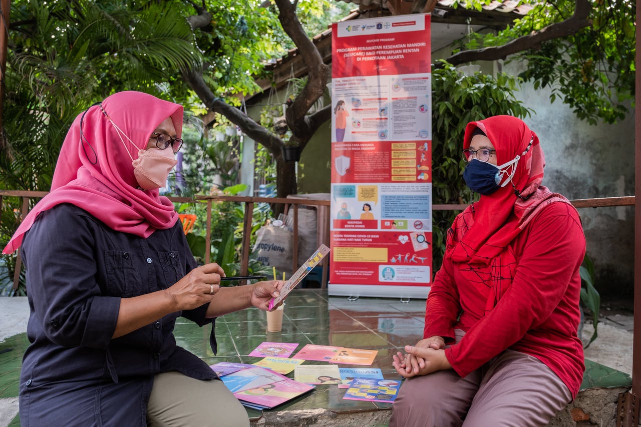 A health education program with Mercy Corps Indonesia.