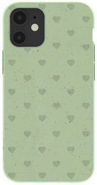 Pela Case Sage Green Hearts Iphone 13 Render