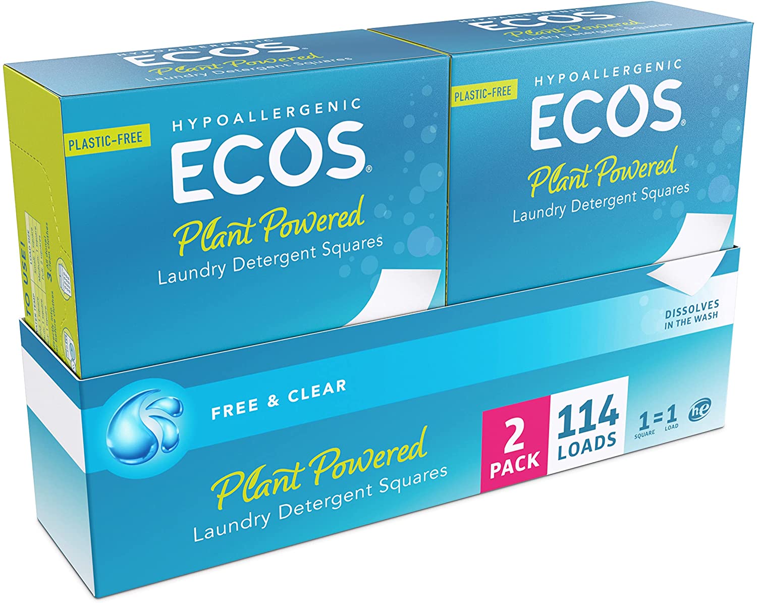 ECOS Liquidless Laundry Detergent Squares