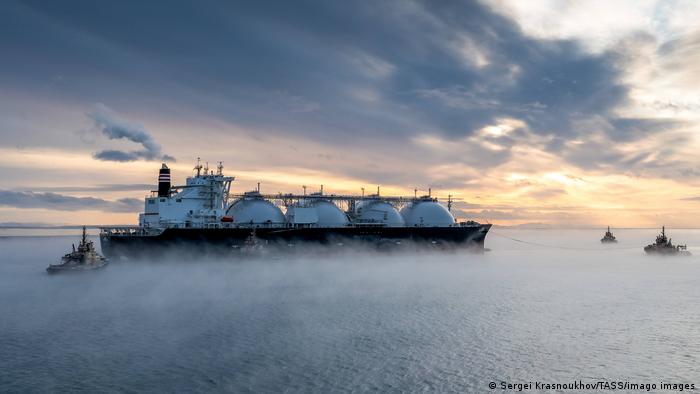 LNG Tanker in Russia