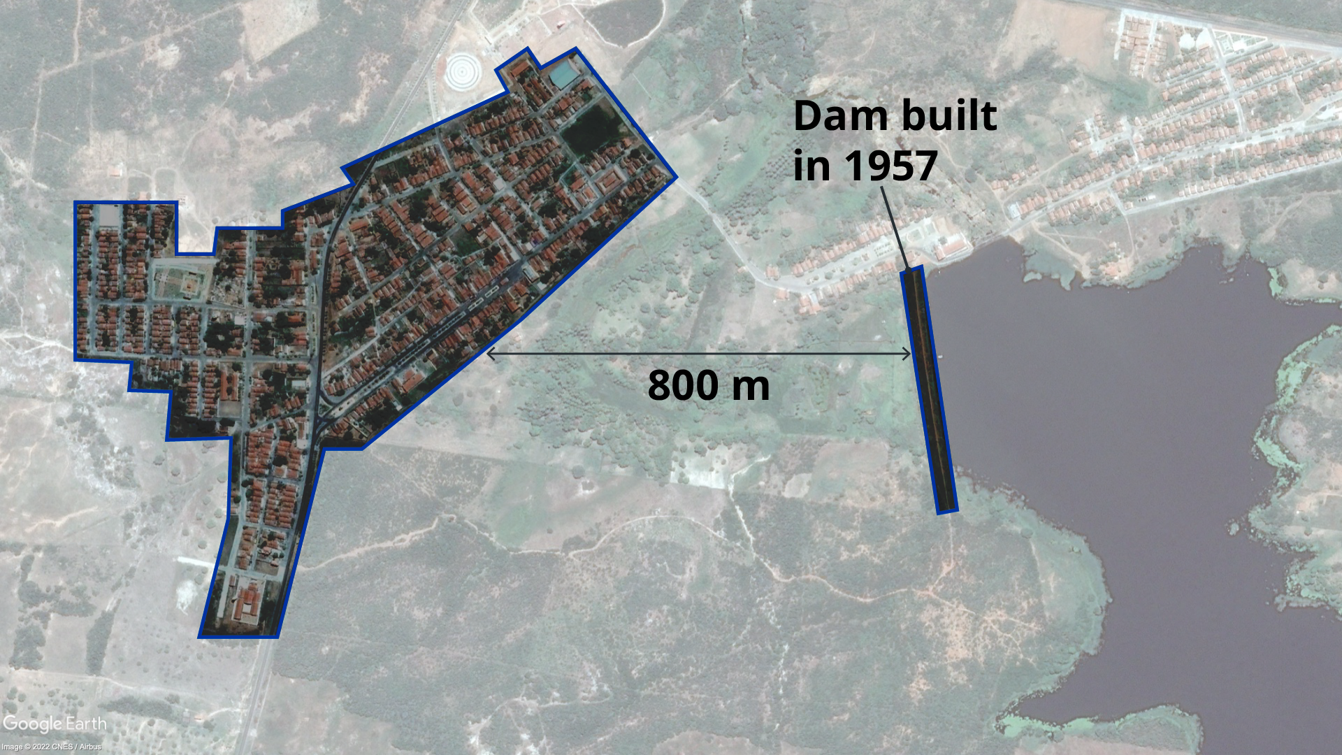 Data visualization Brazilian dam safety satellite image EN