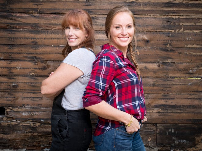Karen Laine, left, and Mina Starsiak transform Indianapolis properties on HGTV series