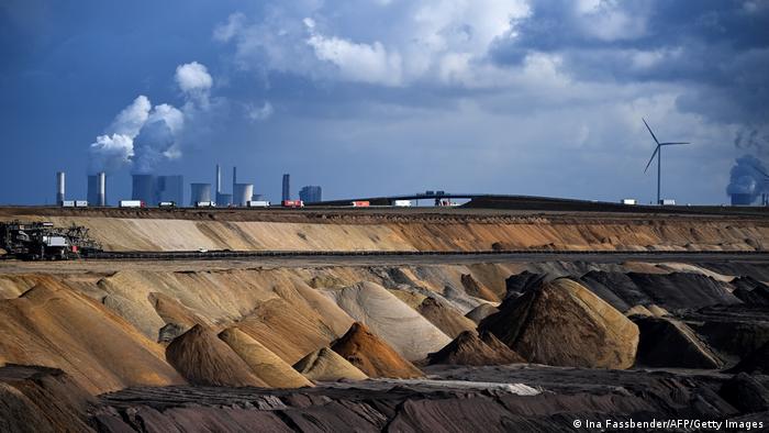 Open-cast coal mine in Germany