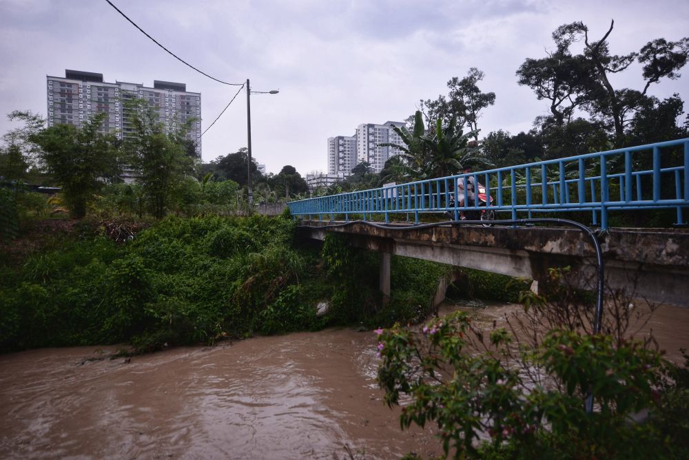A general view of Sungai Rinching at Kampung Rinching Tengah, Beranang in Semenyih February 19, 2019.  Picture by Shafwan Zaidon