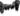 Black and white illustration of a rock shelf with pixels dripping down representing oil